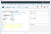 Add content language